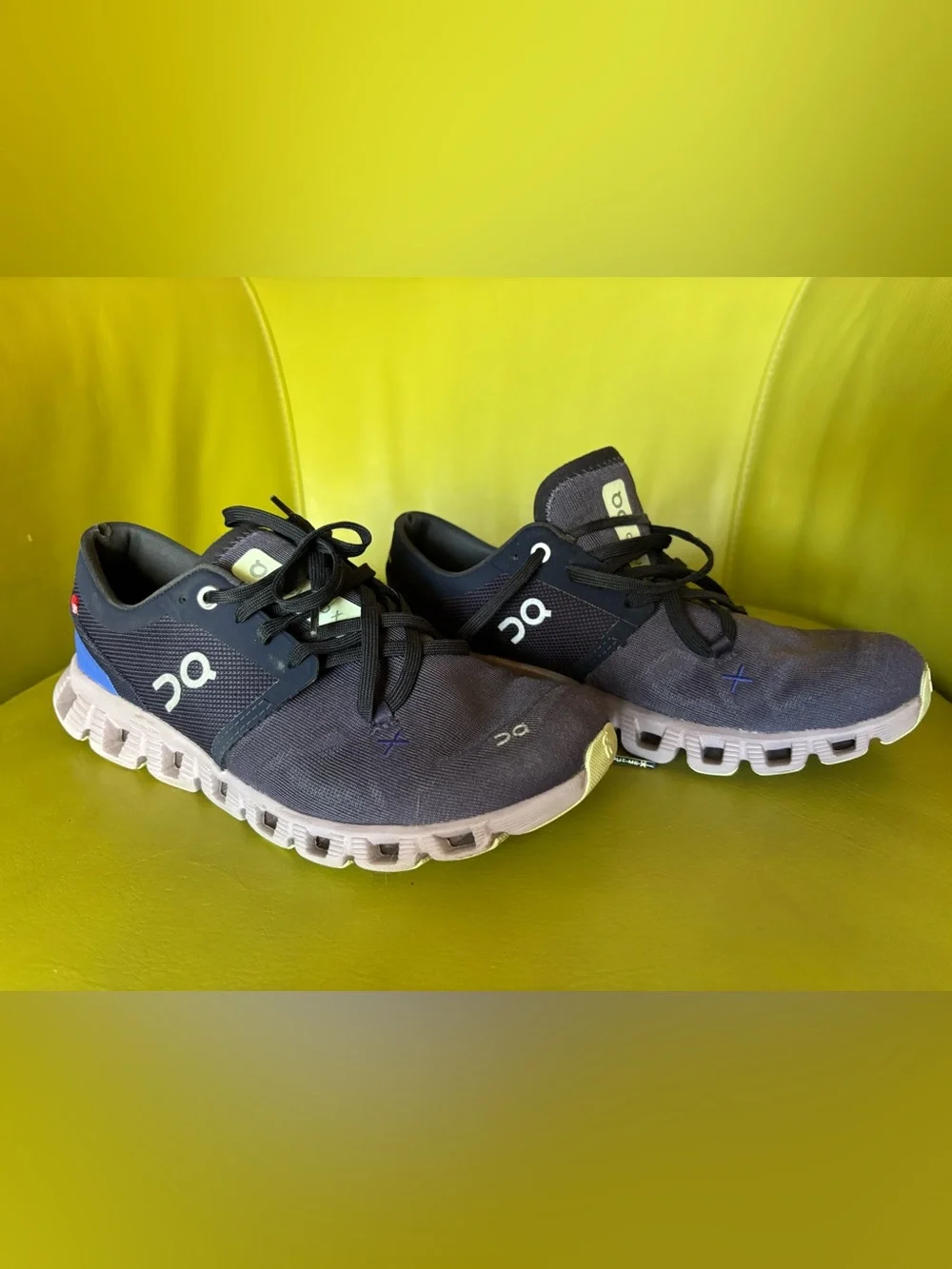On Cloud X Running Training Shoes Navy Blue Women’s 6.5 CloudTec